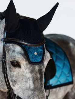 PS Of Sweden Ombré Dressage Saddle Pad Navy -Saddle Shop OmbreFlyHatNavy