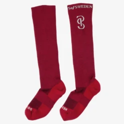 PS Of Sweden Natasha Socks Chilli Red - 2 Pack