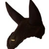 Equestrian Stockholm Padded Ear Bonnet Chocolate Gold