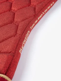 PS Of Sweden Stardust Dressage Saddle Pad Dark Red -Saddle Shop Quote Stardust Dark Red Gold 9528 1500x2000px