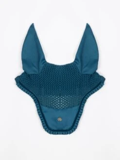 PS Of Sweden Ruffle Ear Bonnet Petrol Blue