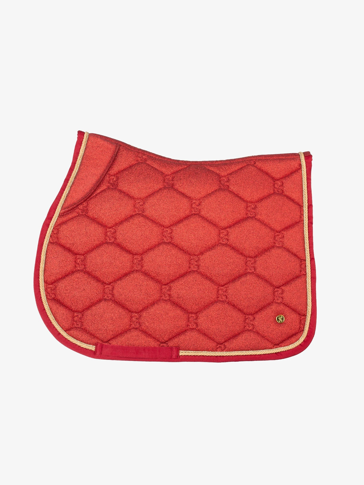 PS Of Sweden Stardust Jump Saddle Pad Dark Red 1 PS Of Sweden Stardust Jump Saddle Pad Dark Red