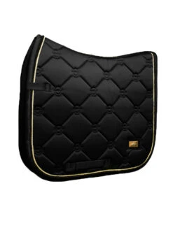 Equestrian Stockholm Dressage Saddle Pad Black Gold 9 Equestrian Stockholm Dressage Saddle Pad Black Gold -Saddle Shop Saddlepad Black edition gold cob ESstockholm