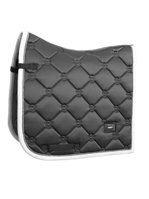 Equestrian Stockholm Dressage Saddle Pad Silver Cloud 1 Equestrian Stockholm Dressage Saddle Pad Silver Cloud
