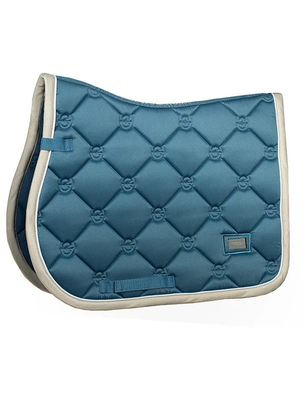 Equestrian Stockholm Jump Saddle Pad Stone Blue 1 Equestrian Stockholm Jump Saddle Pad Stone Blue