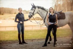 PS Of Sweden Pole Jump Saddle Pad Navy -Saddle Shop T6A2133