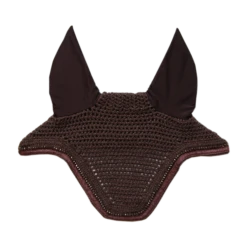 Kentucky Glitter Band Wellington Ear Bonnet Brown