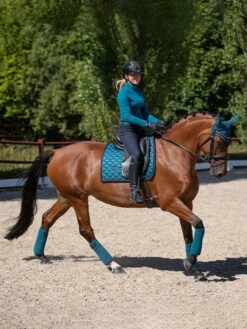 Saddle Shop -Saddle Shop aurora blues dressage saddle pad dressyrschabrak zadeldekje hov 1 1