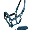 Equestrian Stockholm Halter & Lead Rope Aurora Blues