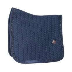 Kentucky Glitter Stone Dressage Saddle Pad Navy