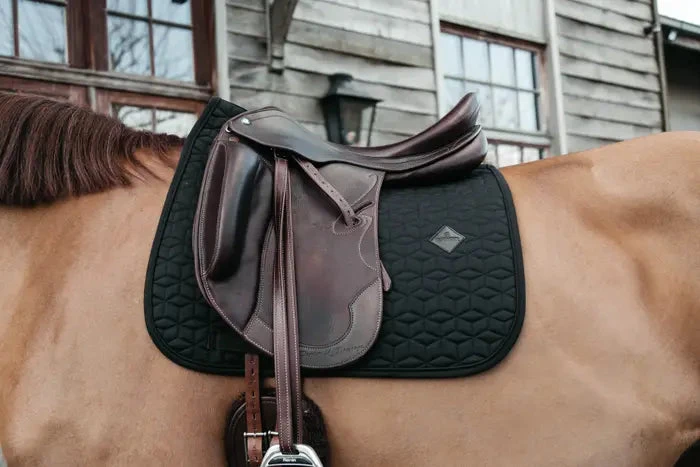Kentucky Horsewear Classic Dressage Saddle Pad Black 1 Kentucky Horsewear Classic Dressage Saddle Pad Black