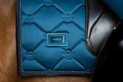 Equestrian Stockholm Dressage Saddle Pad Blue Meadow -Saddle Shop blue m3 2