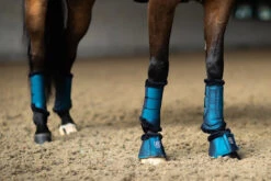Equestrian Stockholm Fleece Bell Boots Blue Meadow 6 Equestrian Stockholm Fleece Bell Boots Blue Meadow -Saddle Shop blue meadow bell boots boots hufglocken springschoenen on1