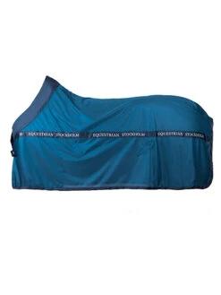 Equestrian Stockholm Cooler Rug Blue Meadow