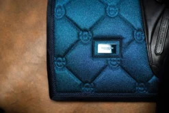 Equestrian Stockholm Dressage Saddle Pad Blue Meadow Glimmer -Saddle Shop blue meadow dressage saddle pad dressyrschabrak dressurschabracke dressuur zadeldekje on1 1