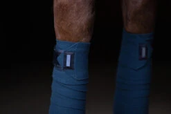 Equestrian Stockholm Bandages Blue Meadow -Saddle Shop blue meadow fleece bandages benlindor bandagen bandages on1