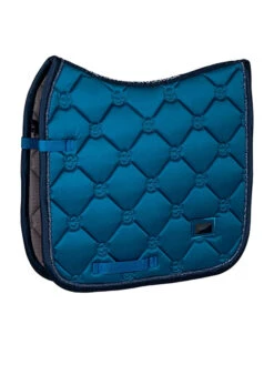 Equestrian Stockholm Dressage Saddle Pad Blue Meadow -Saddle Shop blue meadow cob