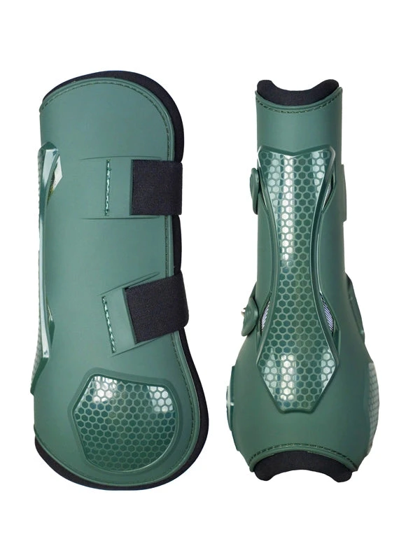 Equestrian Stockholm Anatomic Tendon Boots Sycamore Green 2 Equestrian Stockholm Anatomic Tendon Boots Sycamore Green - Image 2