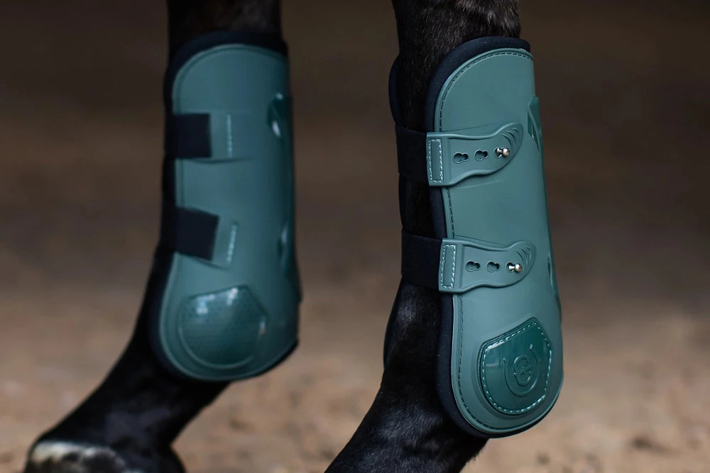 Equestrian Stockholm Anatomic Tendon Boots Sycamore Green 3 Equestrian Stockholm Anatomic Tendon Boots Sycamore Green - Image 3
