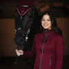 Equestrian Stockholm Fleece Jacket Bordeaux