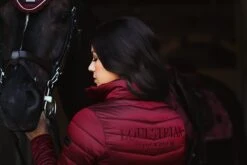 Equestrian Stockholm Light Weight Jacket Bordeaux -Saddle Shop bordeaux light weight jacket retouch 4
