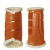Equestrian Stockholm Fleece Brushing Boots Bronze Gold
