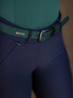 Equestrian Stockholm Prime Belt Emerald -Saddle Shop emerald belt skarp gurtel riemen hov