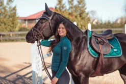 Equestrian Stockholm UV Protection Base Layer Emerald -Saddle Shop emerald uv top equestrian stockholm 5