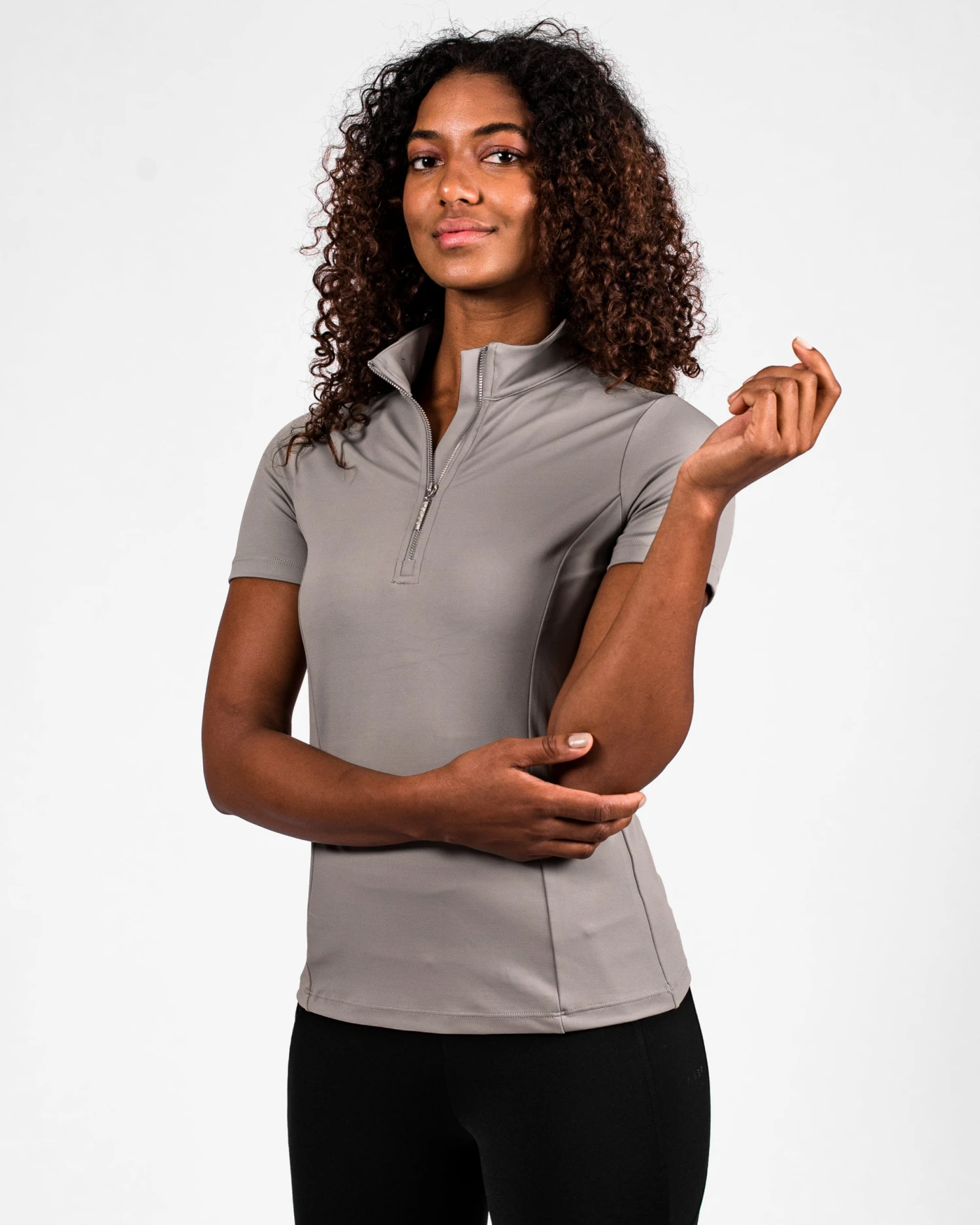 Fager Emma Short Sleeve Base Layer Grey 1 Fager Emma Short Sleeve Base Layer Grey