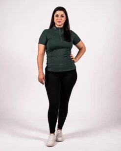 Fager Emma Short Sleeve Base Layer Green -Saddle Shop emma short green stella blackDSC 3368 Redigera 1920x2400 1