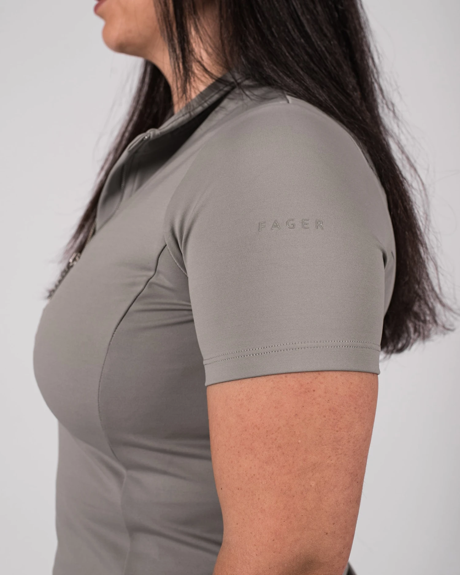 Fager Emma Short Sleeve Base Layer Grey 3 Fager Emma Short Sleeve Base Layer Grey - Image 3