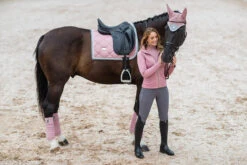 Equestrian Stockholm Fleece Jacket Pink -Saddle Shop fleece jacket pink equestrian stockholm