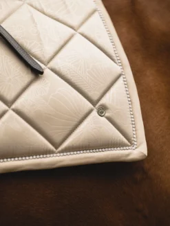 PS Of Sweden Floret Dressage Saddle Pad Sand -Saddle Shop floretsanddressage2