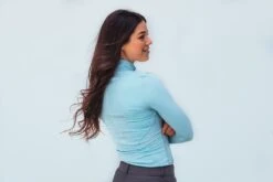 Equestrian Stockholm Vision Base Layer Ice Blue -Saddle Shop ice blue vision top equestrian stockholm 1