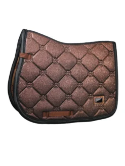 Equestrian Stockholm Jump Saddle Pad Mahogany Glimmer