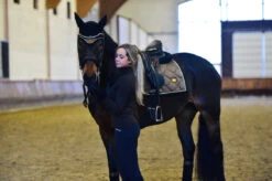 Equestrian Stockholm Dressage Saddle Pad Golden Brass -Saddle Shop image 15dcd9bd fa62 4f2e 99a4 3049e7b32c1b