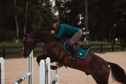 Equestrian Stockholm Jump Saddle Pad Emerald -Saddle Shop image 7729f3ae fe57 42a2 b6b6 7840c2224fad