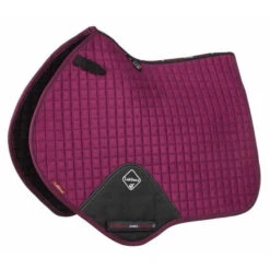 LeMieux Suede Jumping Saddle Pad Plum
