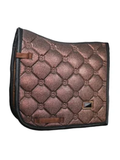 Equestrian Stockholm Dressage Saddle Pad Mahogany Glimmer
