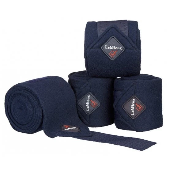 LeMieux Luxury Bandages Navy 1 LeMieux Luxury Bandages Navy