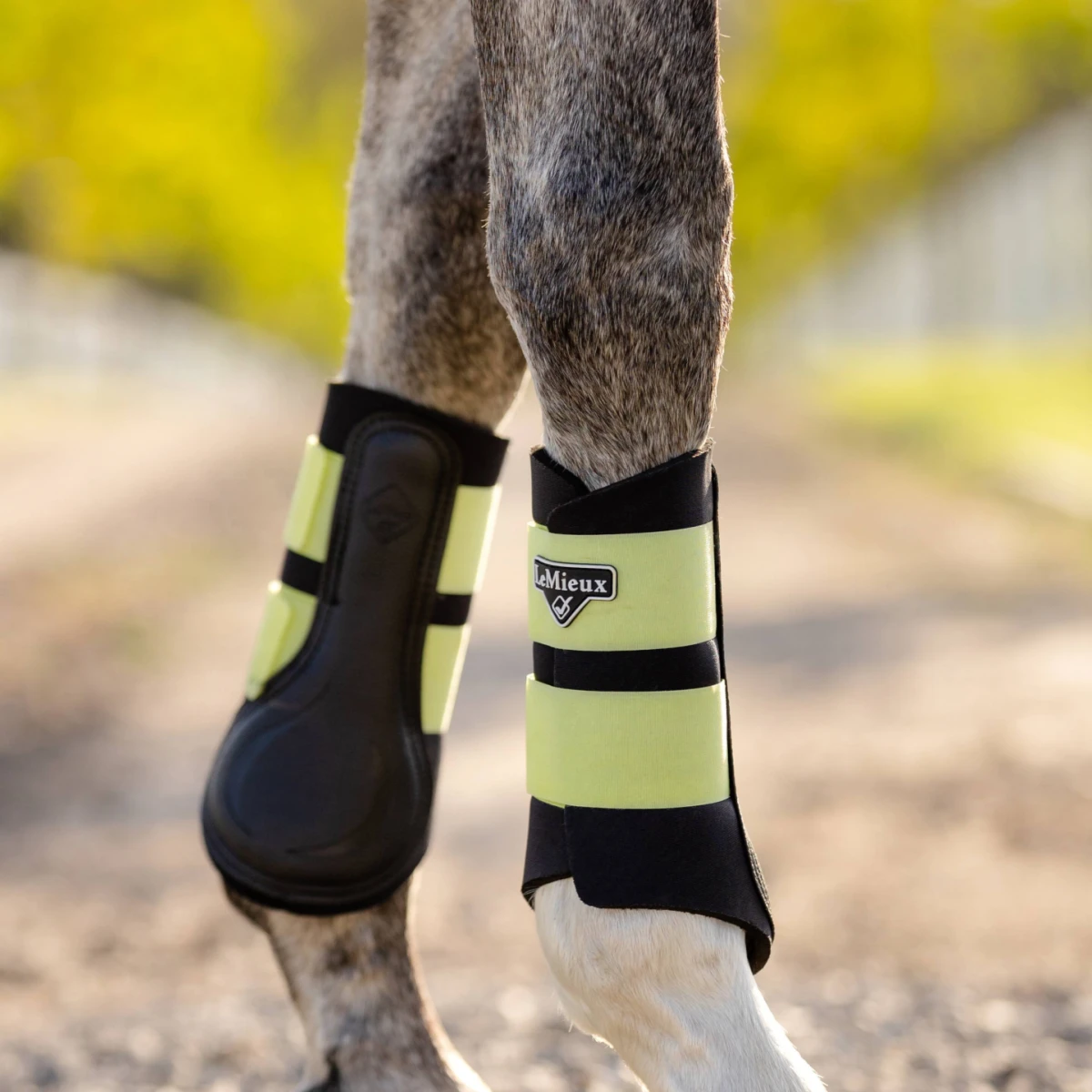 LeMieux Grafter Brushing Boots Kiwi 2 LeMieux Grafter Brushing Boots Kiwi - Image 2