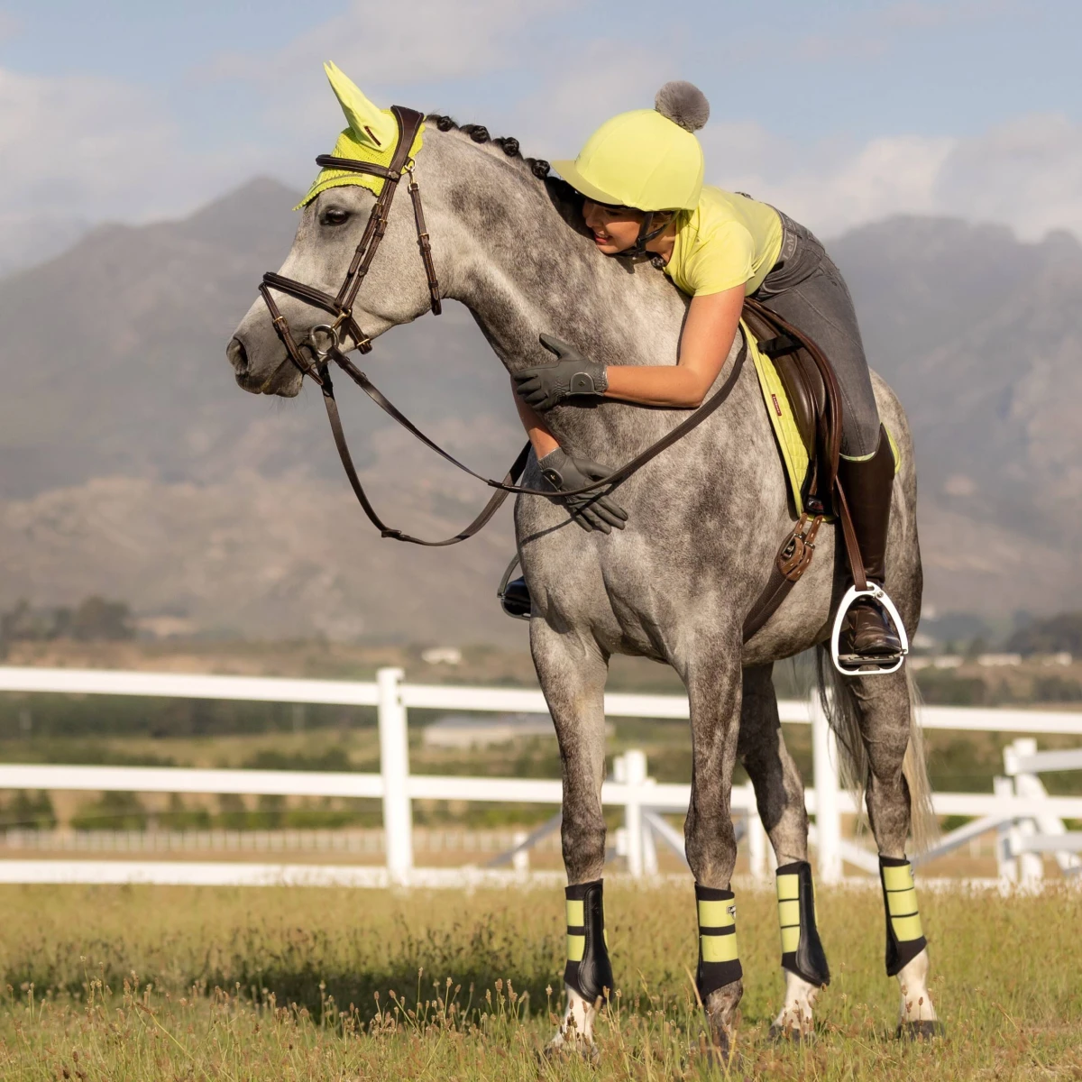 LeMieux Grafter Brushing Boots Kiwi 3 LeMieux Grafter Brushing Boots Kiwi - Image 3