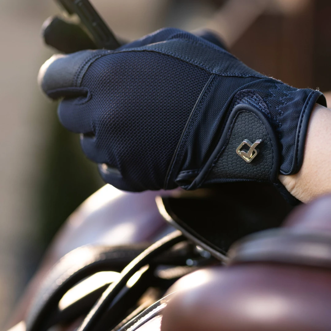 LeMieux Pro Mesh Gloves Navy 2 LeMieux Pro Mesh Gloves Navy - Image 2