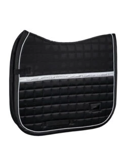 Equestrian Stockholm Dressage Saddle Pad Luminous Black 9 Equestrian Stockholm Dressage Saddle Pad Luminous Black -Saddle Shop luminois black cob dressage saddle pad dressyrschabrak dressurschabracke dressuur zadeldekje jpg