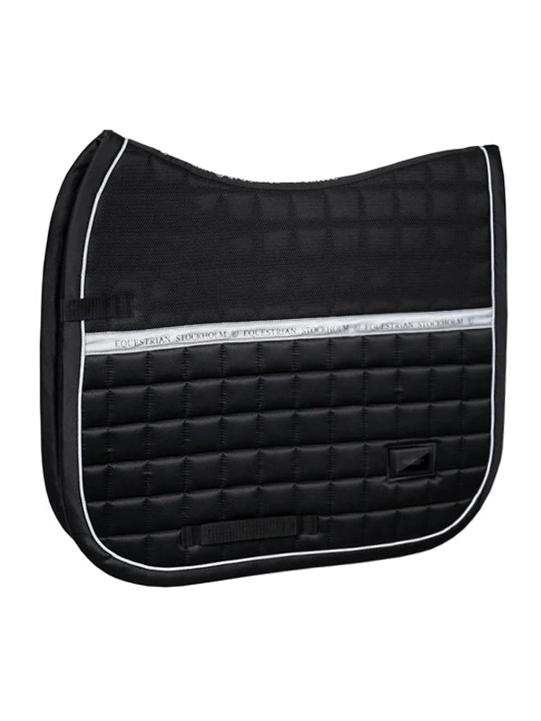 Equestrian Stockholm Dressage Saddle Pad Luminous Black 5 Equestrian Stockholm Dressage Saddle Pad Luminous Black - Image 5