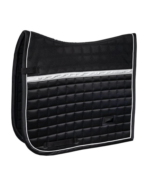 Equestrian Stockholm Dressage Saddle Pad Luminous Black 1 Equestrian Stockholm Dressage Saddle Pad Luminous Black