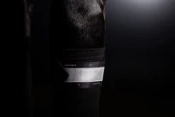 Equestrian Stockholm Bandages Luminous Black -Saddle Shop luminous black fleece bandages benlindor bandagen bandages on2 1