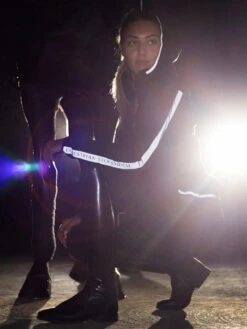 Equestrian Stockholm Reflective Jacket Luminous Black -Saddle Shop luminous riding jacket ridjacka reitjacke rij jas hov 2