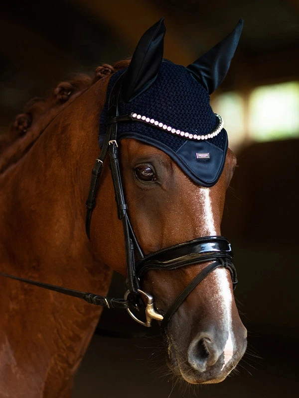 Equestrian Stockholm Ear Bonnet Modern Tech Navy 2 Equestrian Stockholm Ear Bonnet Modern Tech Navy - Image 2
