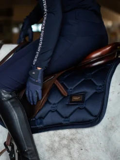 Equestrian Stockholm Jump Saddle Pad Modern Tech Navy -Saddle Shop modern tech navy jumping saddle pad hoppschabrak springschabrack spring zadeldekje on1